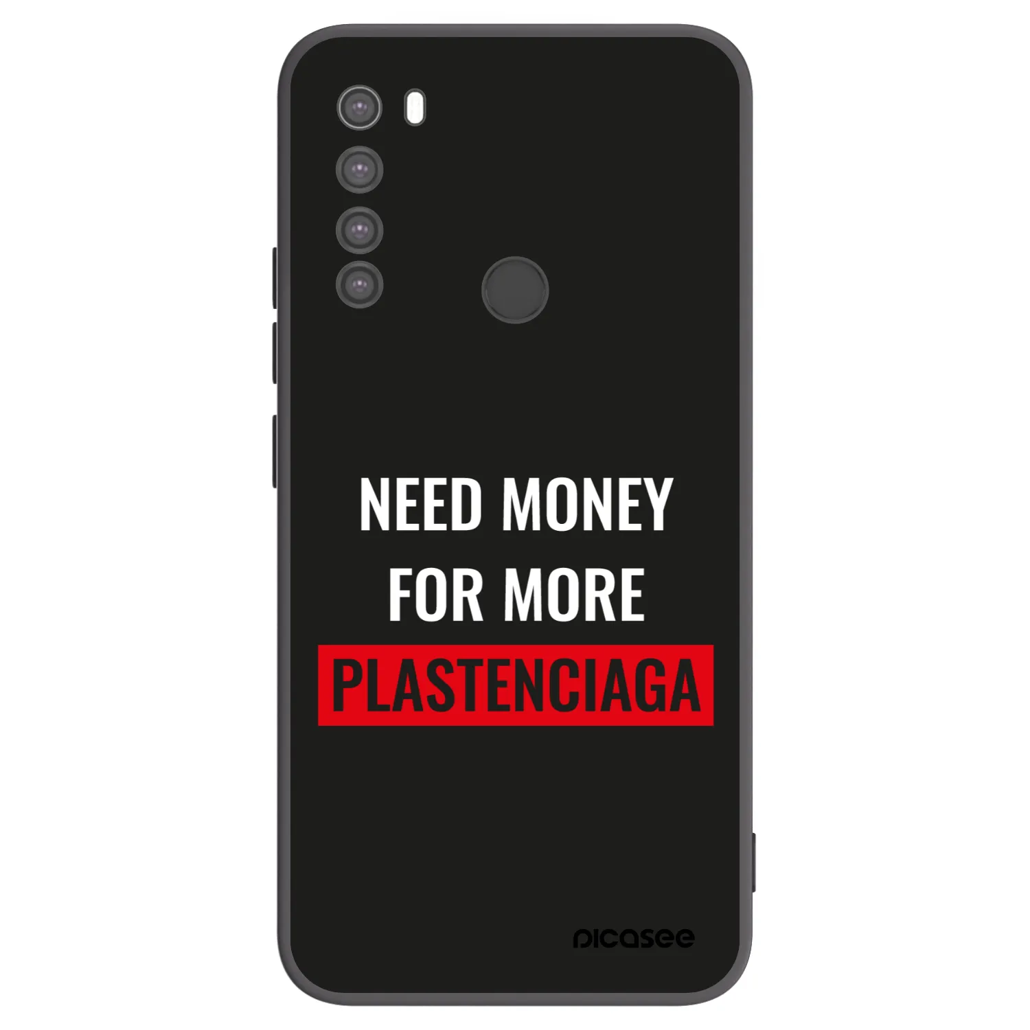 Picasee crna silikonska maskica za Xiaomi Redmi Note 8 - More PLASTENCIAGA