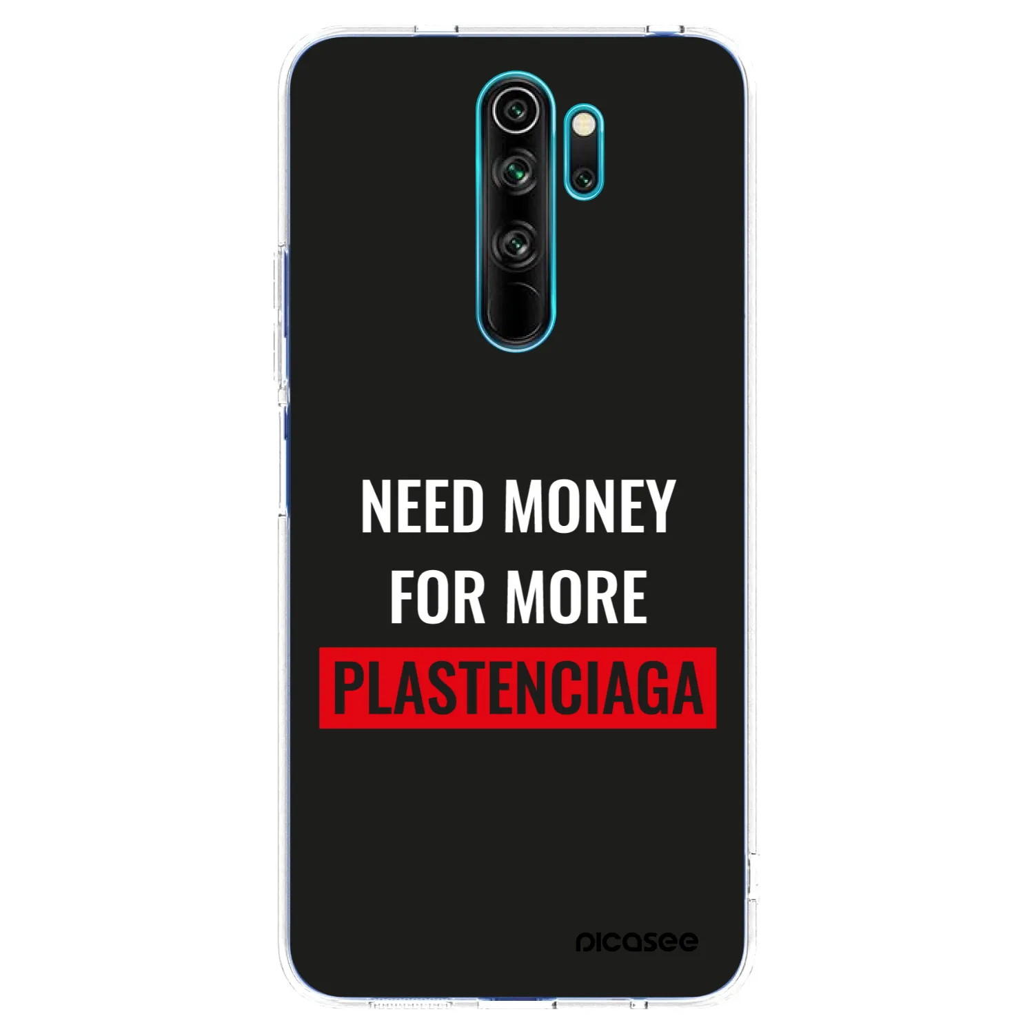 Picasee silikonska prozirna maskica za Xiaomi Redmi Note 8 Pro - More PLASTENCIAGA