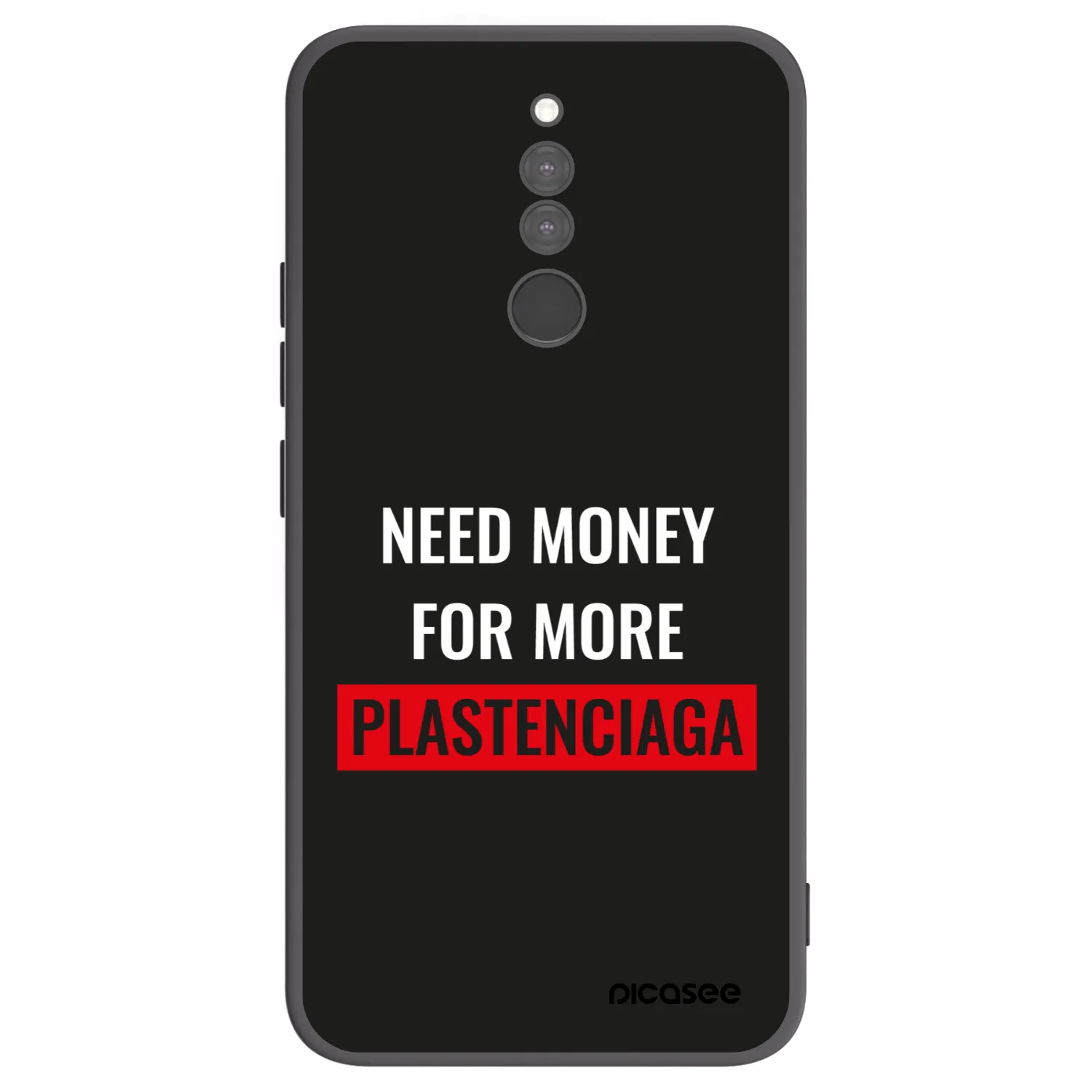 Picasee crna silikonska maskica za Xiaomi Redmi 8 - More PLASTENCIAGA