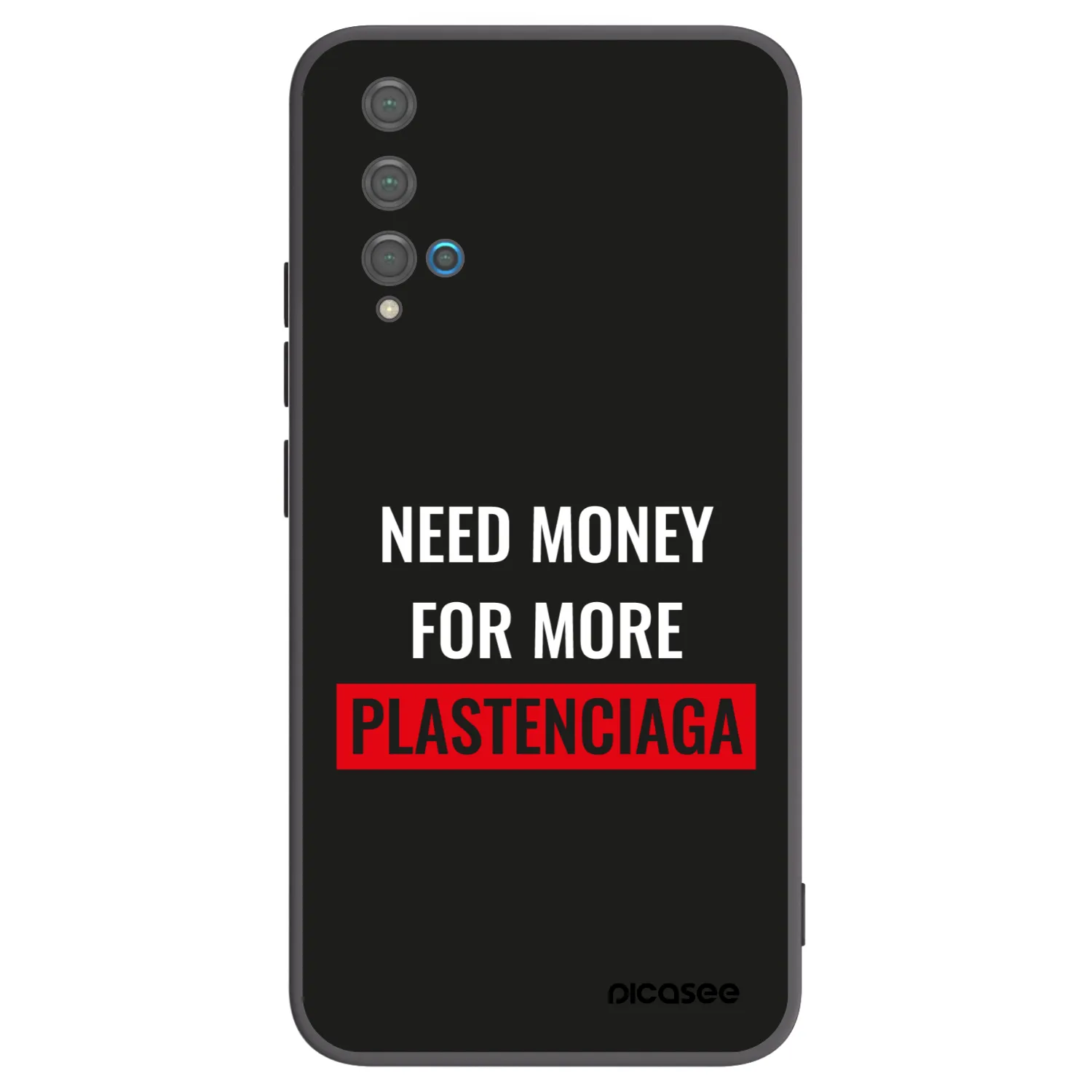 Picasee crna silikonska maskica za Huawei Nova 5T - More PLASTENCIAGA