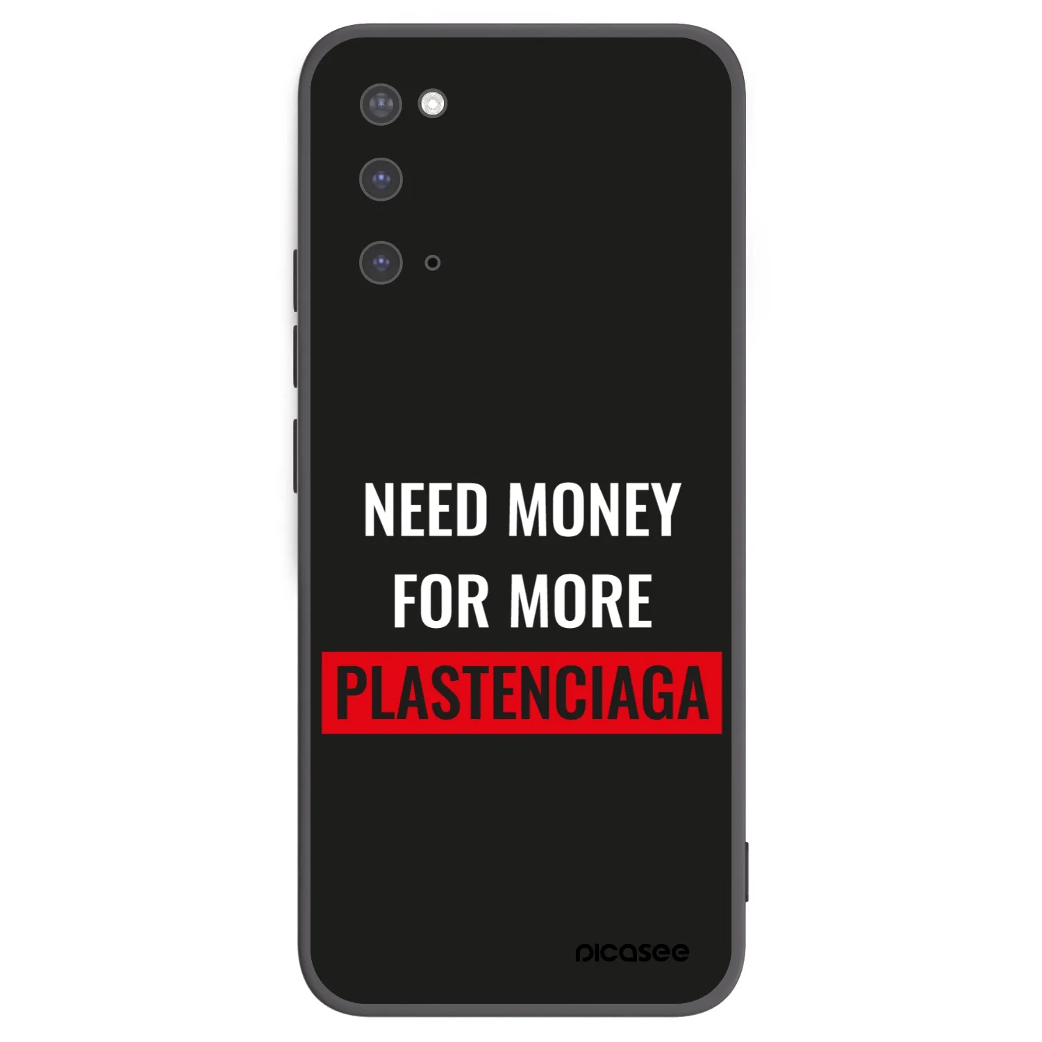 Picasee crna silikonska maskica za Samsung Galaxy S20 G980F - More PLASTENCIAGA