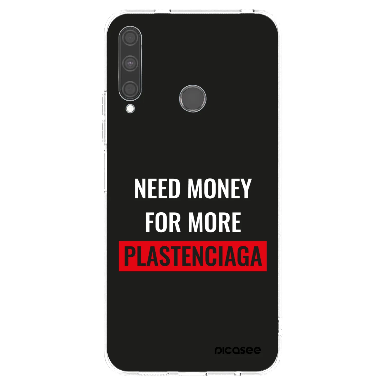 Picasee silikonska prozirna maskica za Huawei P40 Lite E - More PLASTENCIAGA