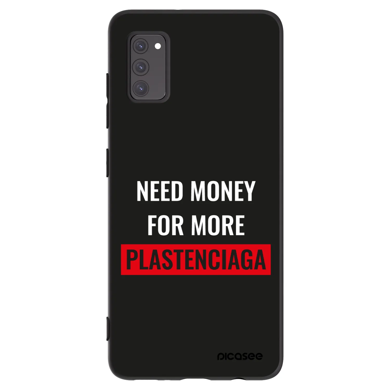 Picasee crna silikonska maskica za Samsung Galaxy A41 A415F - More PLASTENCIAGA