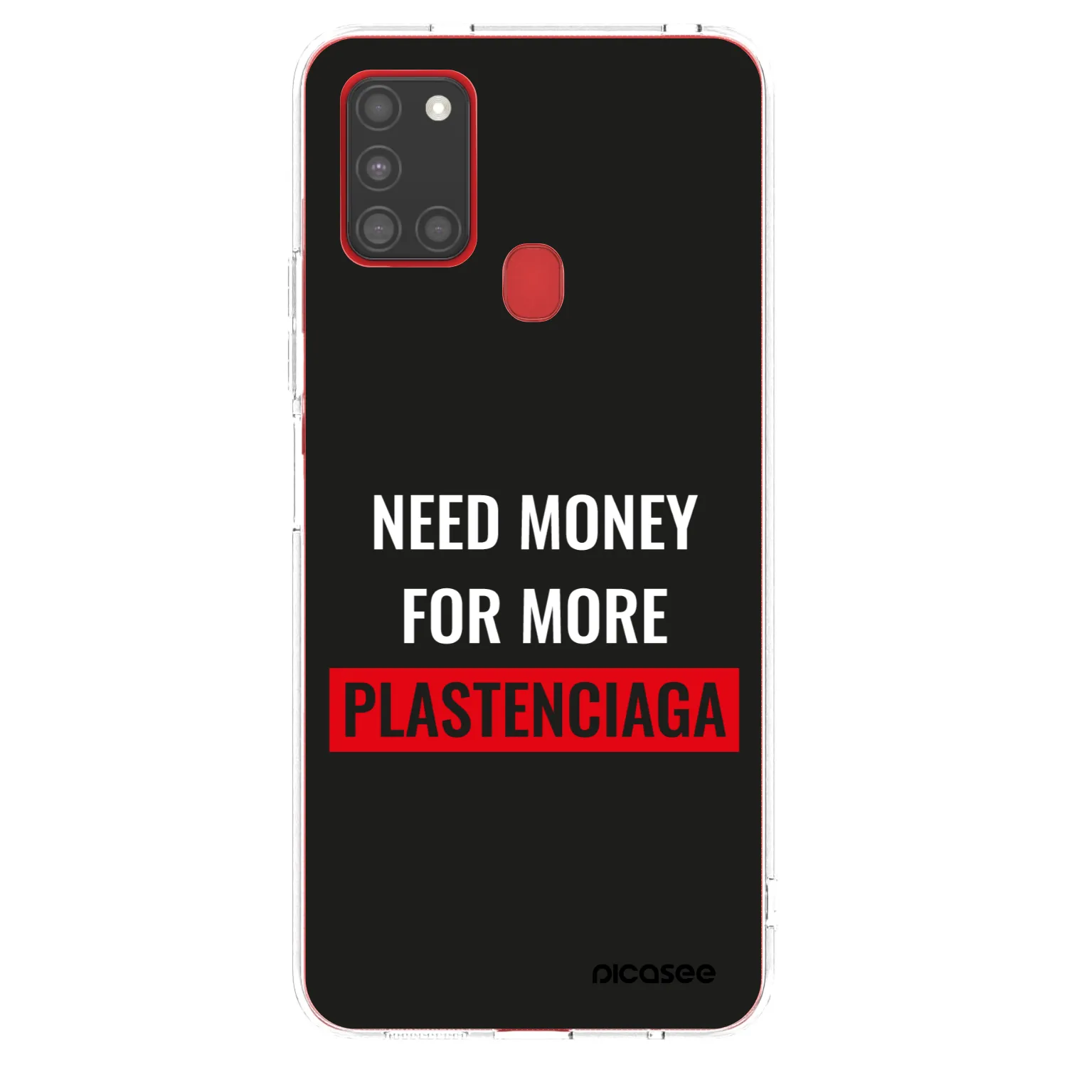 Picasee silikonska prozirna maskica za Samsung Galaxy A21s - More PLASTENCIAGA