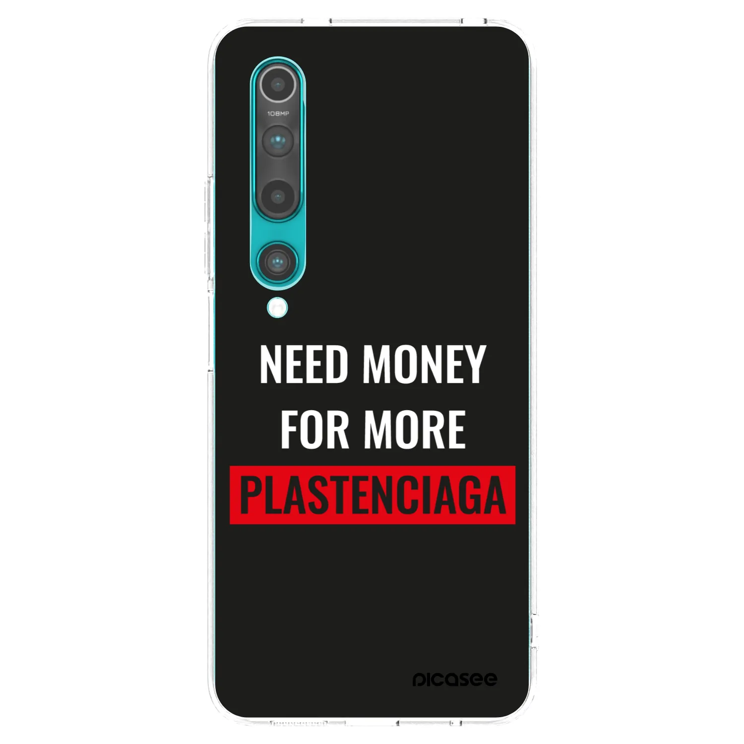 Picasee silikonska prozirna maskica za Xiaomi Mi 10 - More PLASTENCIAGA