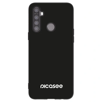 Picasee crna silikonska maskica za Realme 6i - Picasee