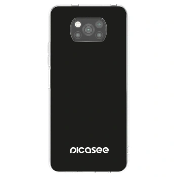 Picasee crna silikonska maskica za Xiaomi Poco X3 Pro - Picasee