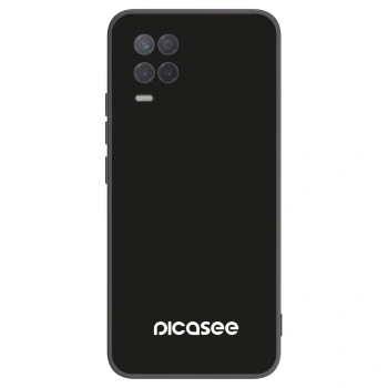Picasee crna silikonska maskica za Realme 8 5G - Picasee
