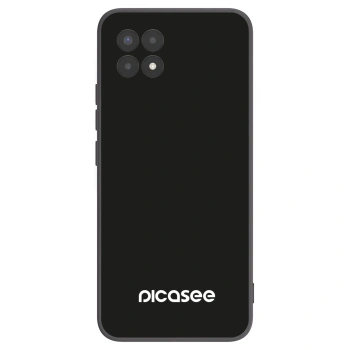 Picasee crna silikonska maskica za Realme 8i - Picasee