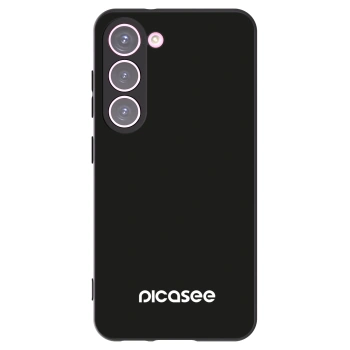 Picasee crna silikonska maskica za Samsung Galaxy S23 5G - Picasee