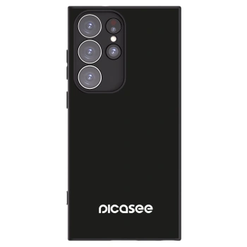 Picasee crna silikonska maskica za Samsung Galaxy S23 Ultra 5G - Picasee