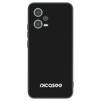 Picasee crna silikonska maskica za Xiaomi Redmi Note 12 5G - Picasee