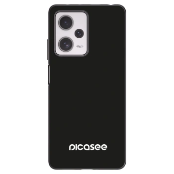 Picasee crna silikonska maskica za Xiaomi Redmi Note 12 Pro+ 5G - Picasee