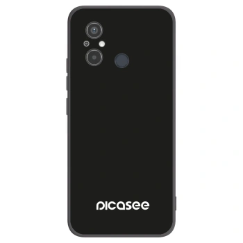 Picasee crna silikonska maskica za Xiaomi Redmi 12C - Picasee