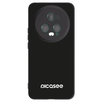 Picasee crna silikonska maskica za Honor Magic5 Pro - Picasee