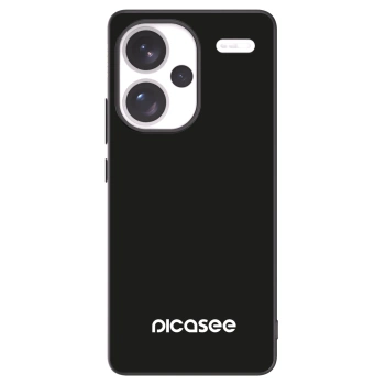 Picasee crna silikonska maskica za Xiaomi Redmi Note 13 Pro+ 5G - Picasee