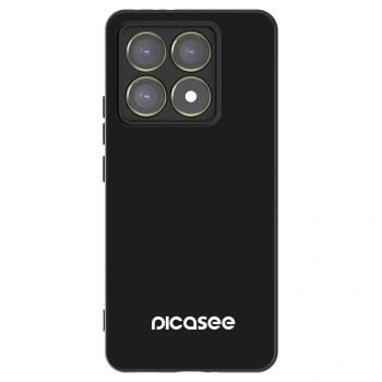 Picasee crna silikonska maskica za Xiaomi 14T - Picasee