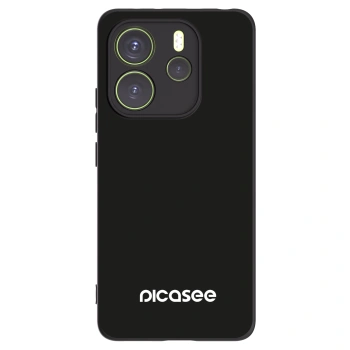 Picasee crna silikonska maskica za Xiaomi Redmi Note 14 4G - Picasee