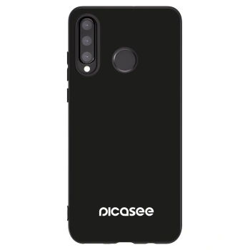 Picasee crna silikonska maskica za Huawei P30 Lite - Picasee