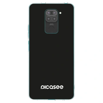 Picasee crna silikonska maskica za Xiaomi Redmi Note 9 - Picasee