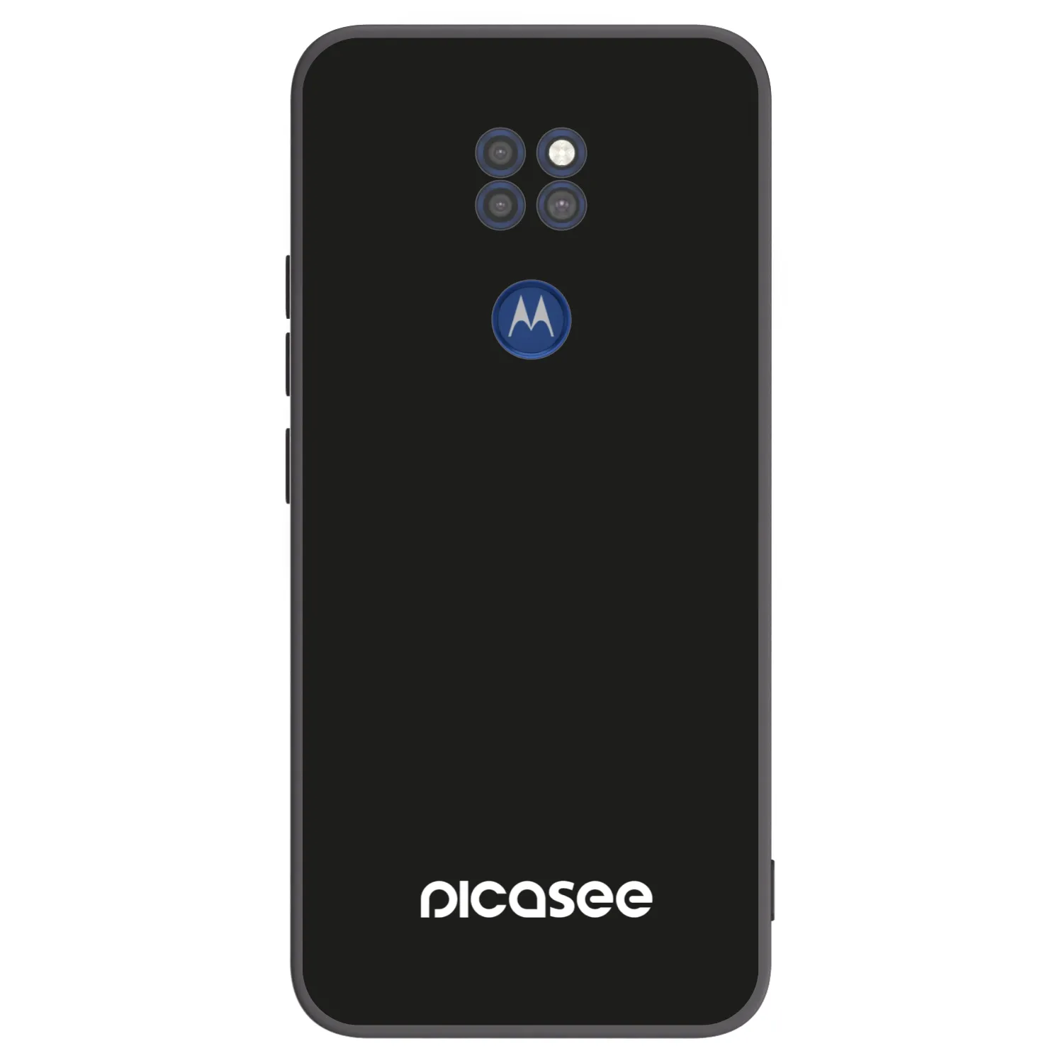 Picasee crna silikonska maskica za Motorola Moto G9 Play - Picasee
