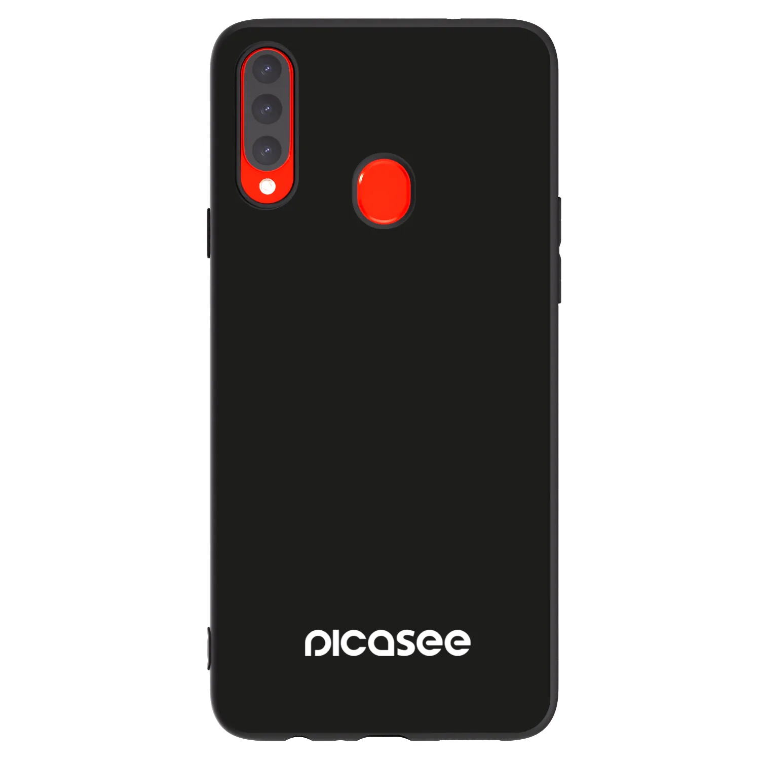 Picasee crna silikonska maskica za Samsung Galaxy A20s - Picasee