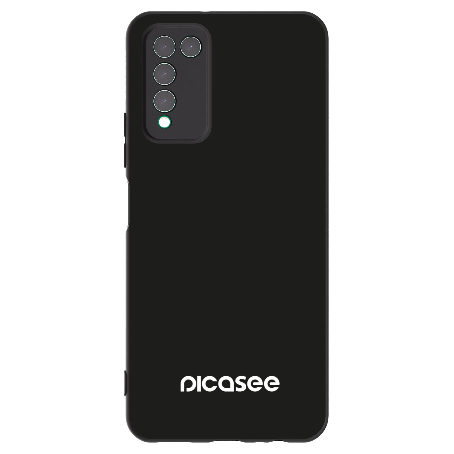 Picasee crna silikonska maskica za Honor 10X Lite - Picasee