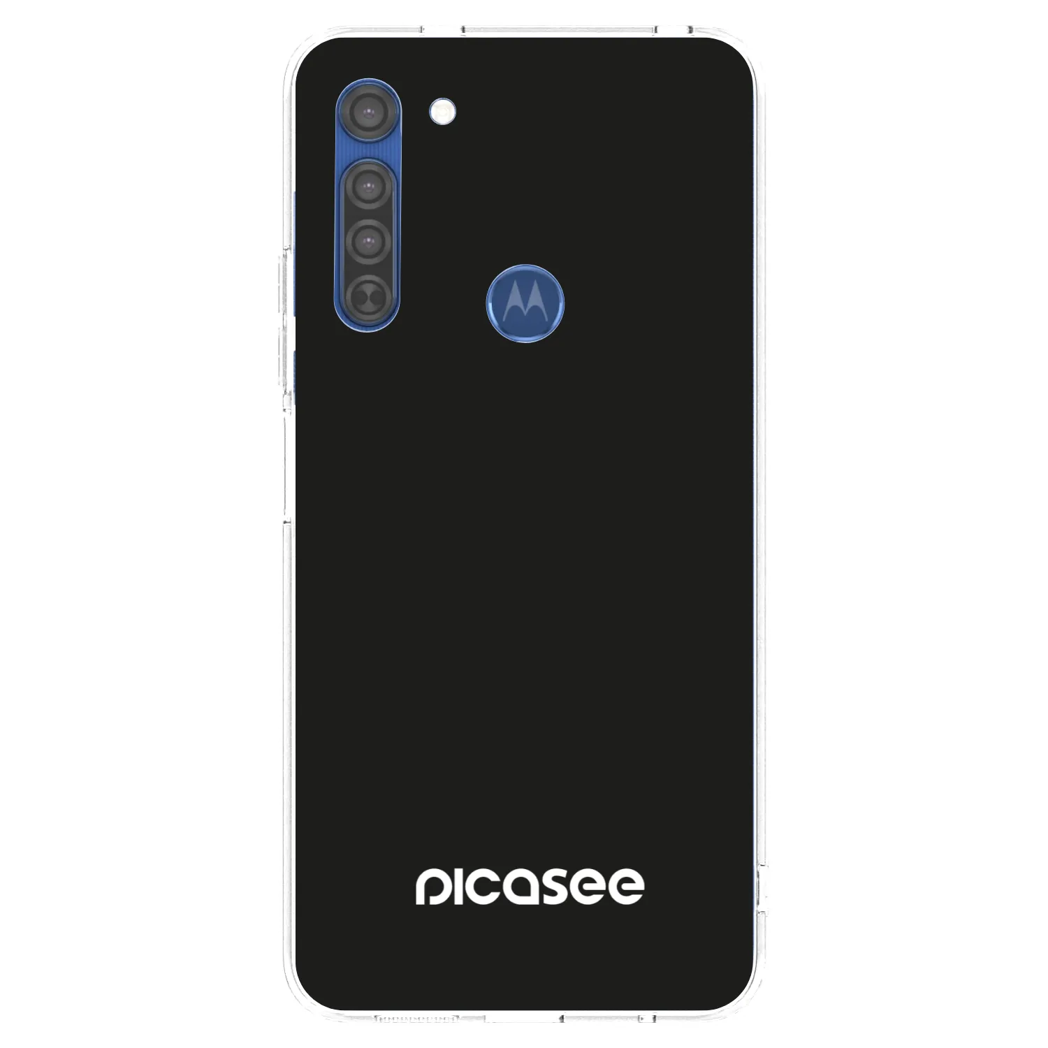 Picasee silikonska prozirna maskica za Motorola Moto G8 - Picasee