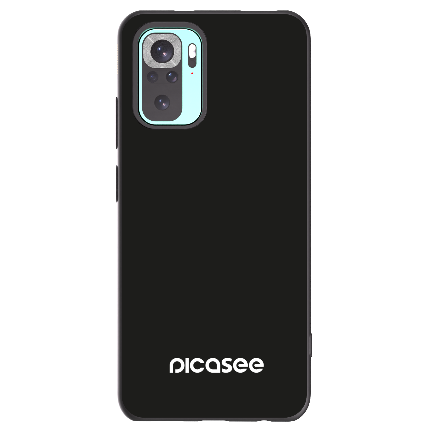 Picasee crna silikonska maskica za Xiaomi Redmi Note 10 Pro - Picasee