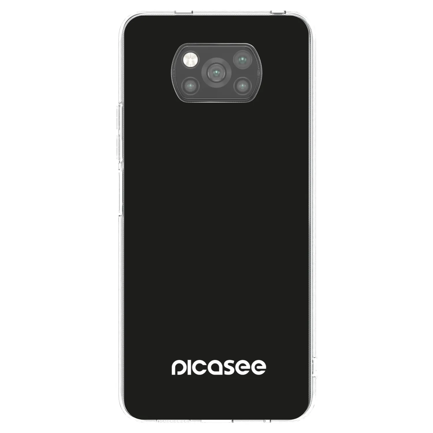 Picasee crna silikonska maskica za Xiaomi Poco X3 Pro - Picasee