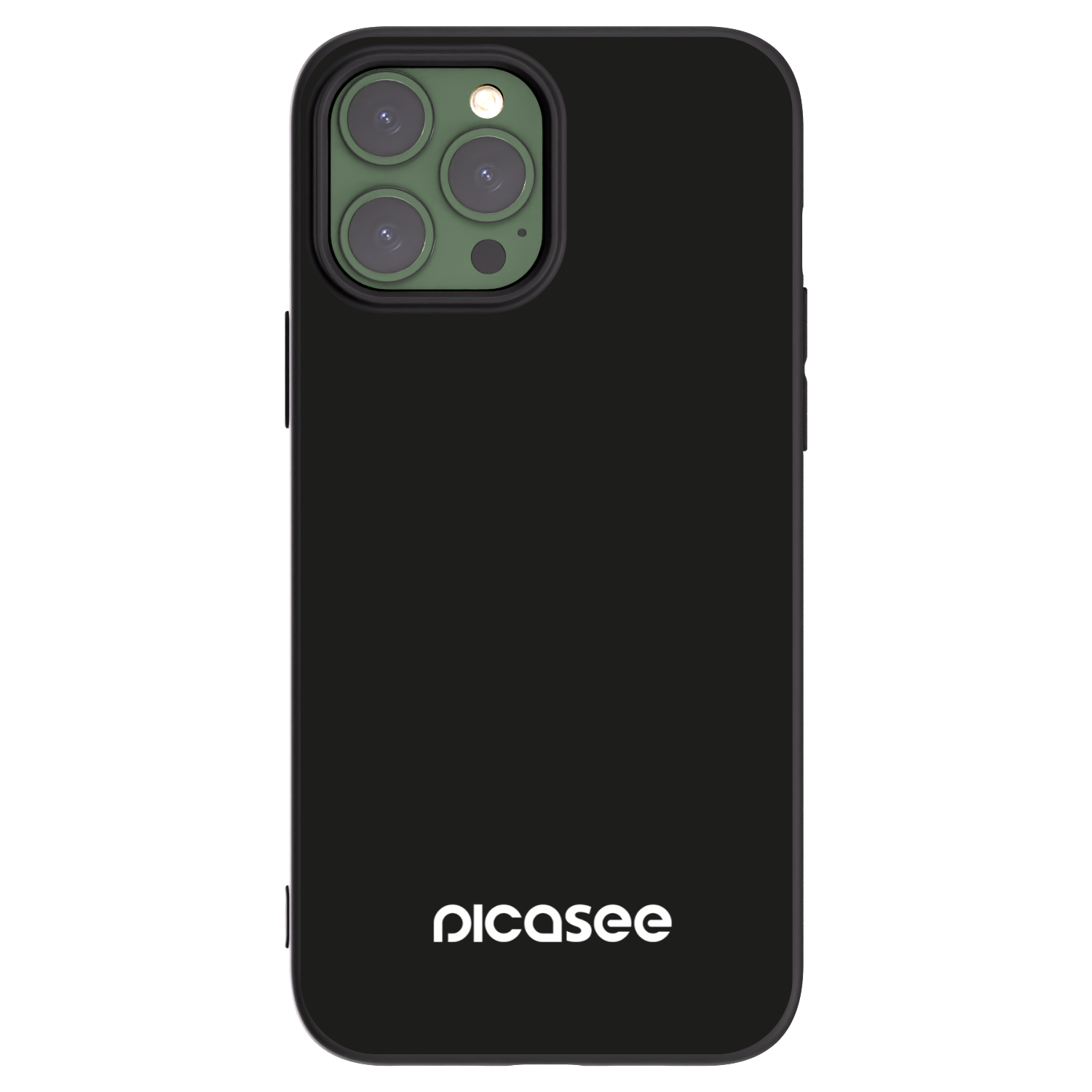 Picasee crna silikonska maskica za Apple iPhone 13 Pro Max - Picasee