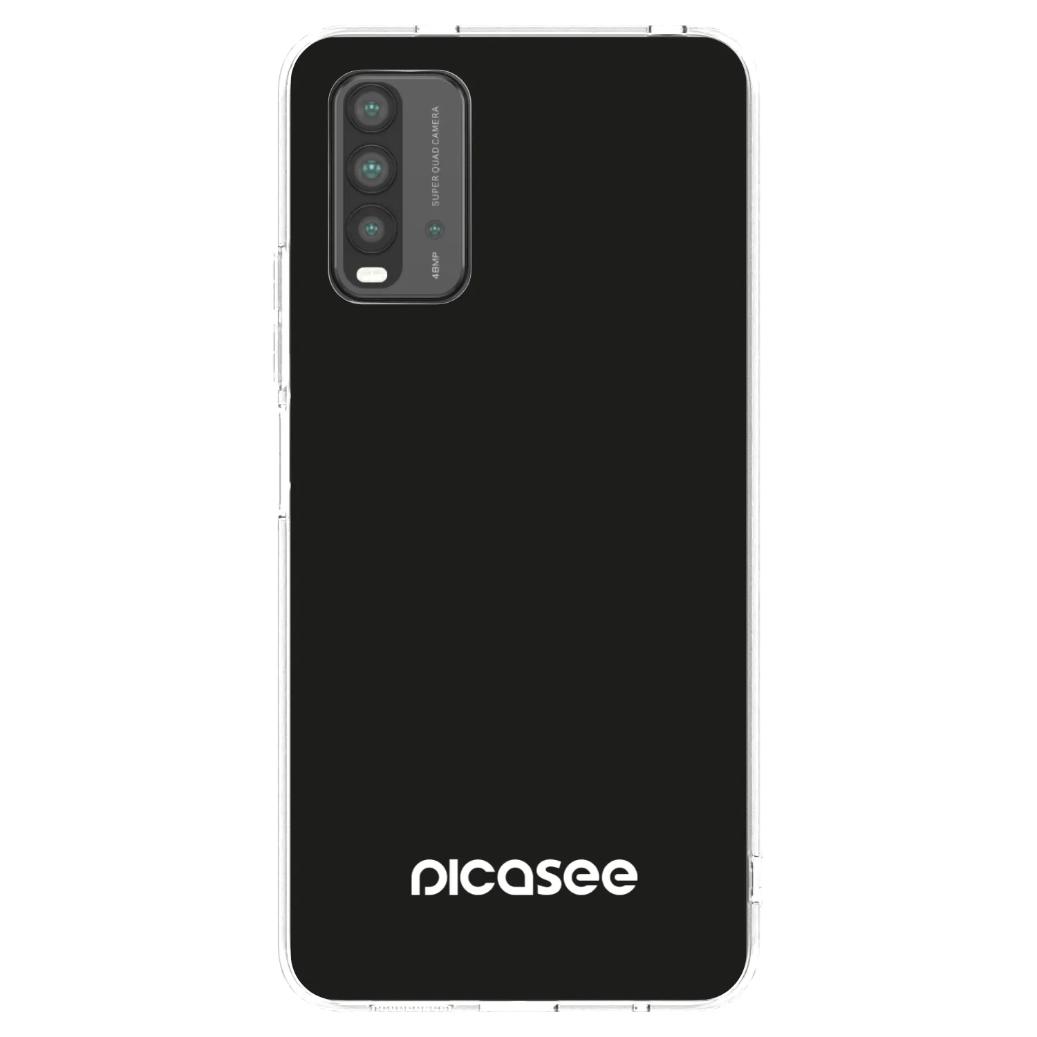 Picasee crna silikonska maskica za Xiaomi Redmi 9T - Picasee