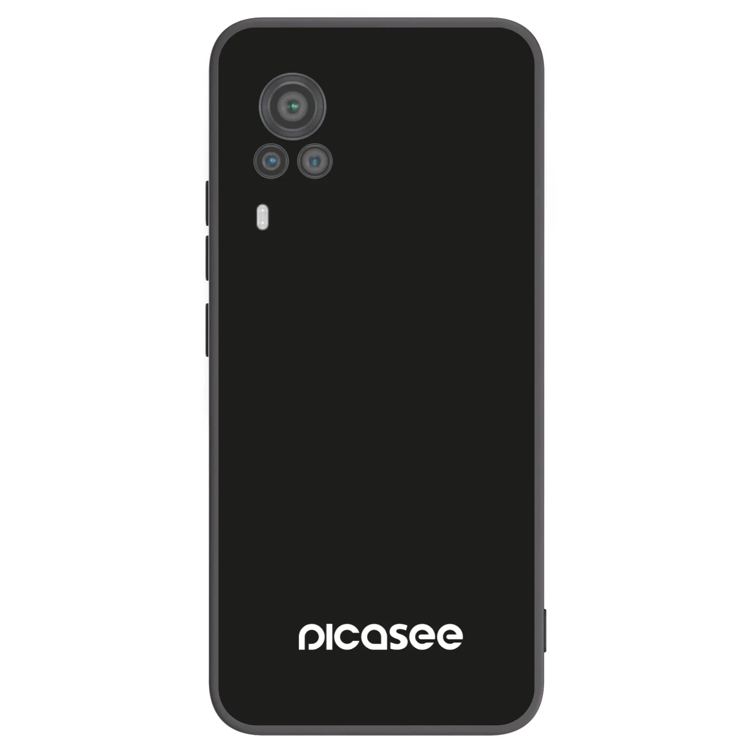 Picasee crna silikonska maskica za Vivo X60 Pro 5G - Picasee