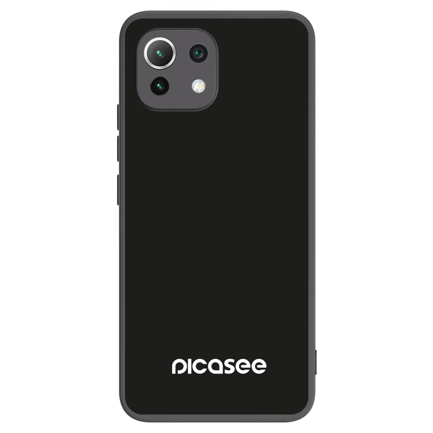 Picasee crna silikonska maskica za Xiaomi 11 Lite 5G NE - Picasee