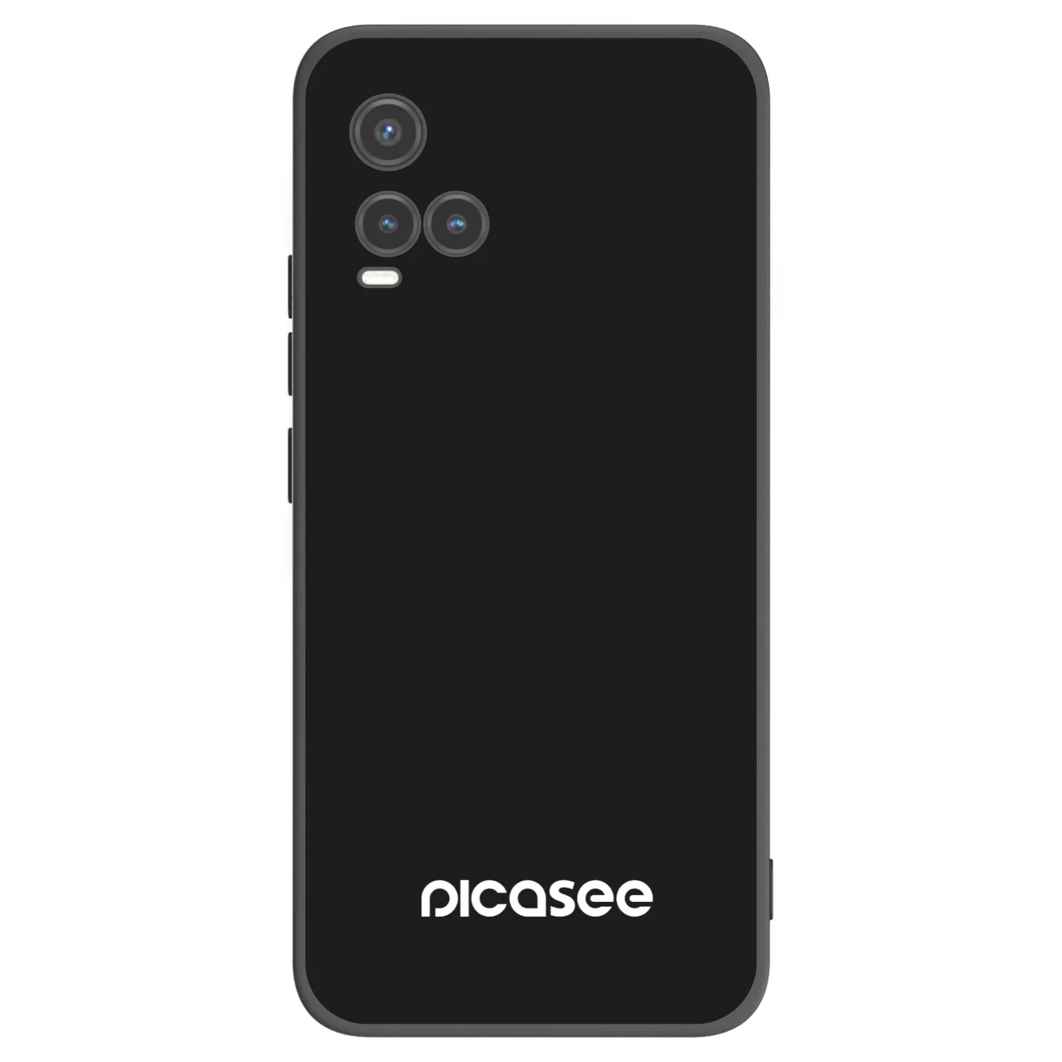 Picasee crna silikonska maskica za Vivo Y33s - Picasee