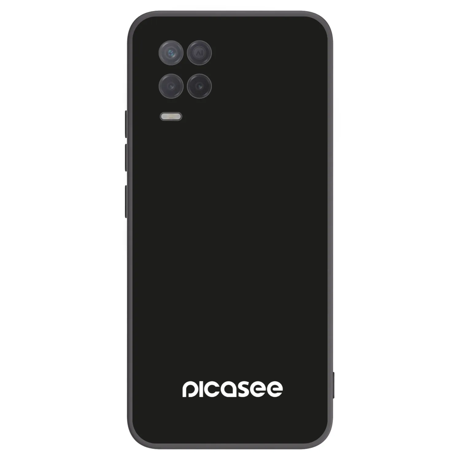 Picasee crna silikonska maskica za Realme 8 5G - Picasee