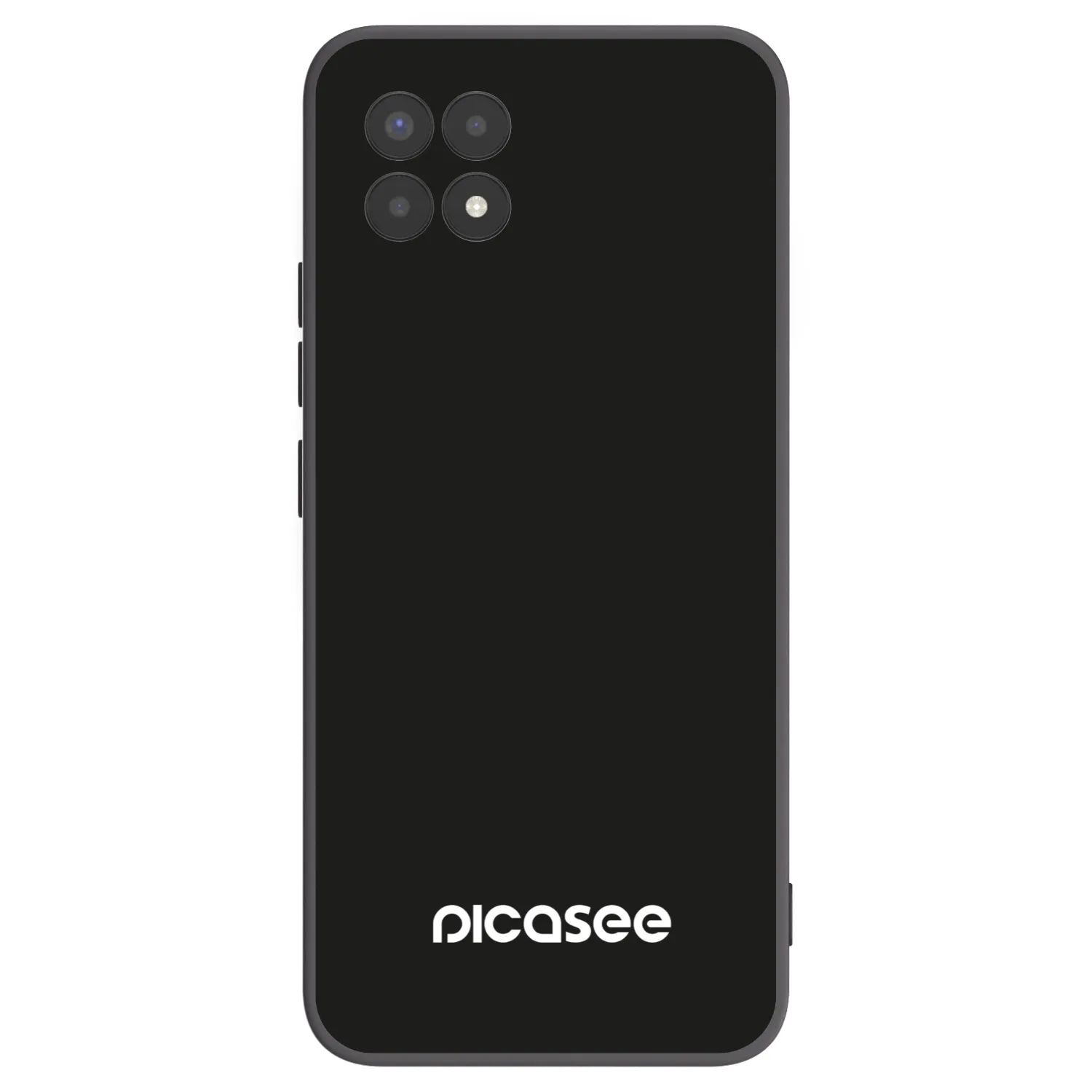 Picasee crna silikonska maskica za Realme 8i - Picasee