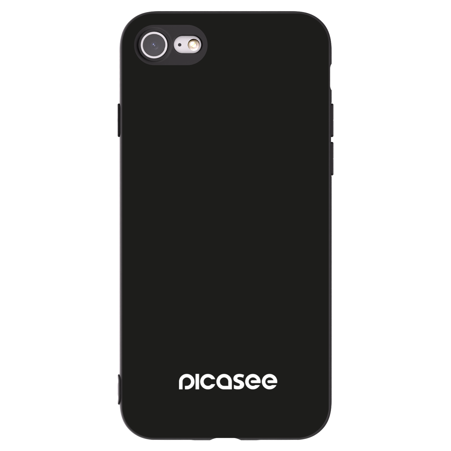 Picasee crna silikonska maskica za Apple iPhone SE 2022 - Picasee