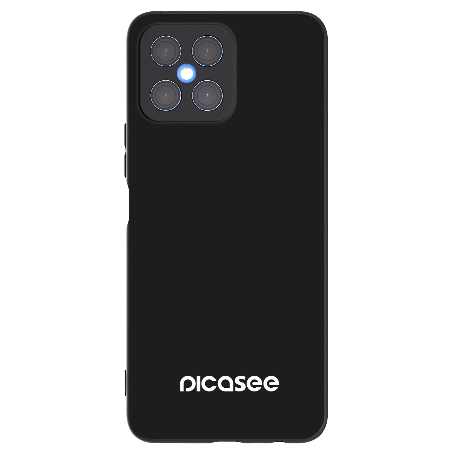 Picasee crna silikonska maskica za Honor X8 4G - Picasee