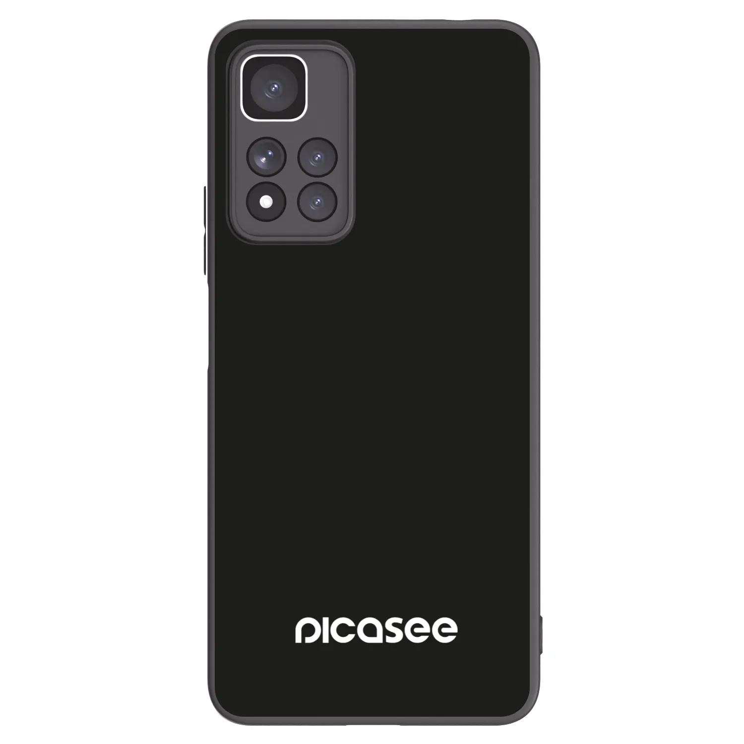 Picasee crna silikonska maskica za Xiaomi Redmi Note 11 Pro+ 5G - Picasee