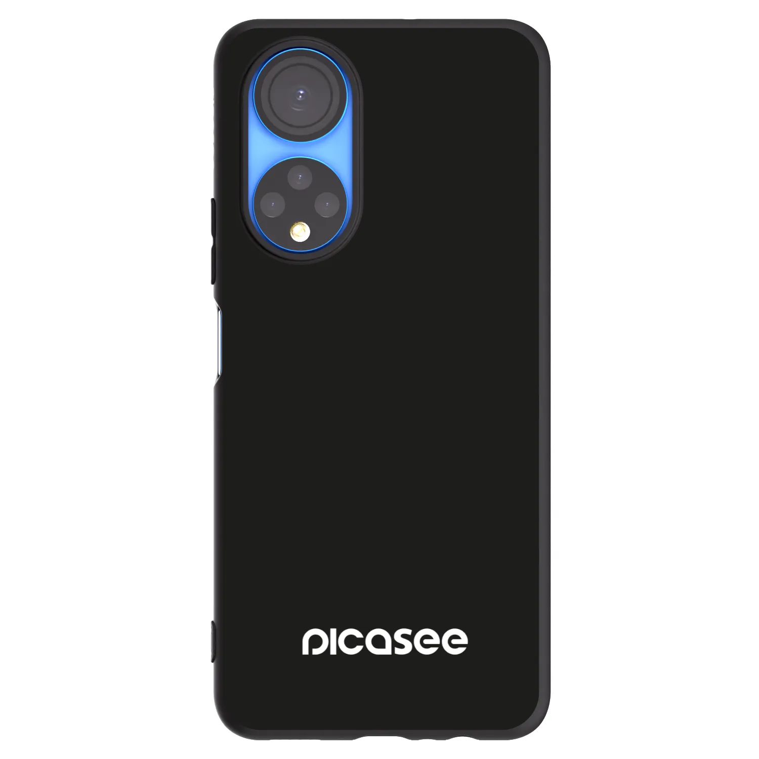 Picasee crna silikonska maskica za Honor X7 - Picasee