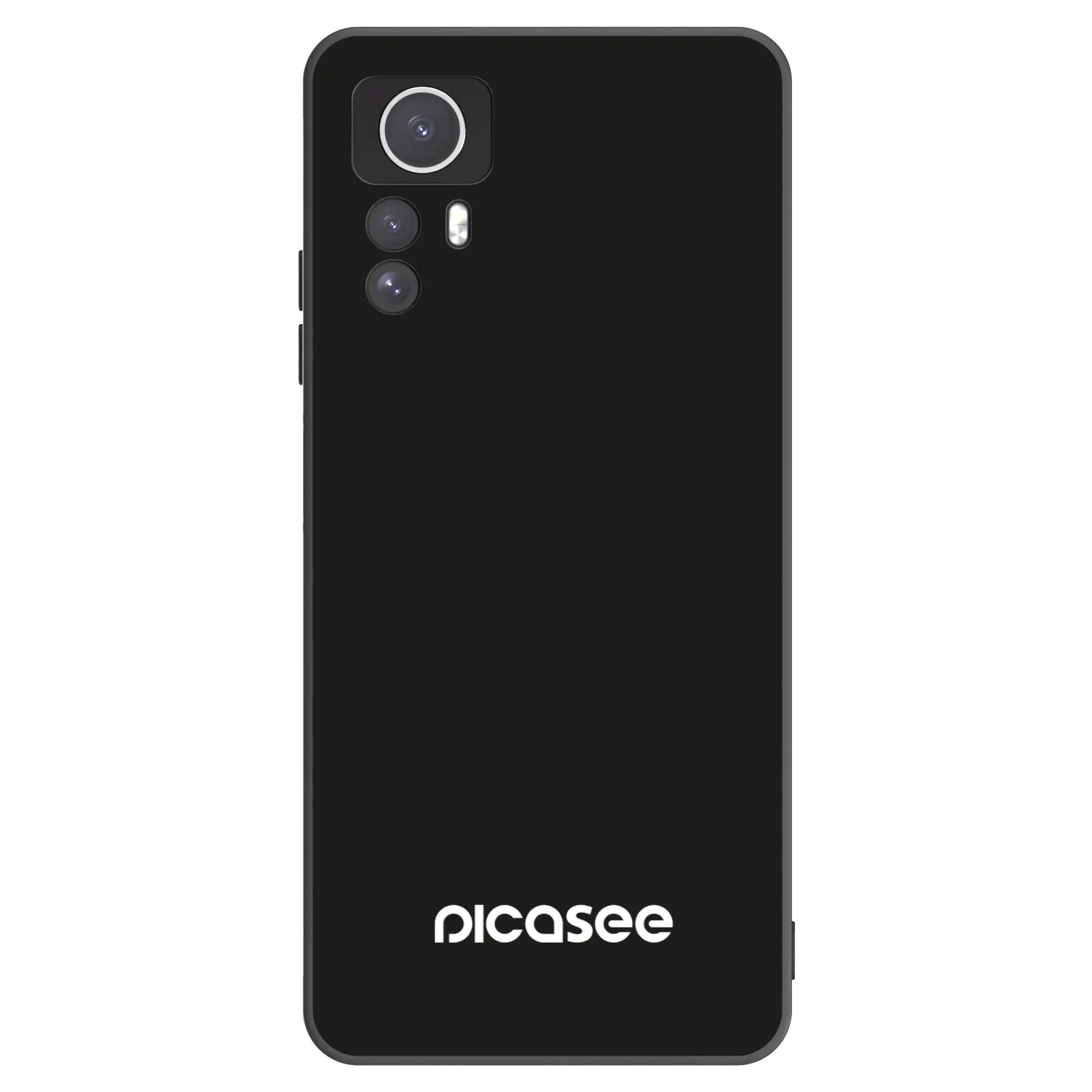 Picasee crna silikonska maskica za Xiaomi Redmi Note 12S - Picasee
