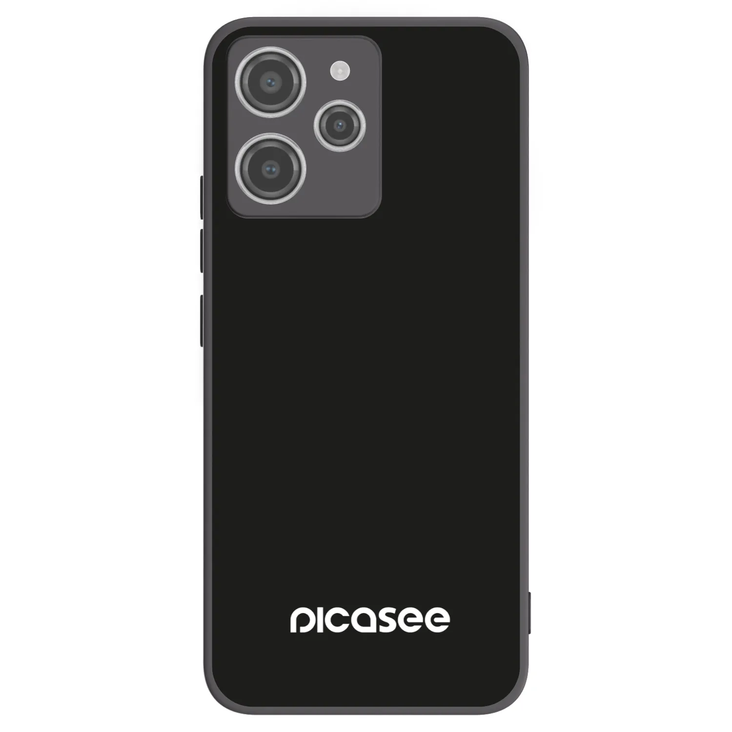Picasee crna silikonska maskica za Xiaomi Redmi 12 4G - Picasee