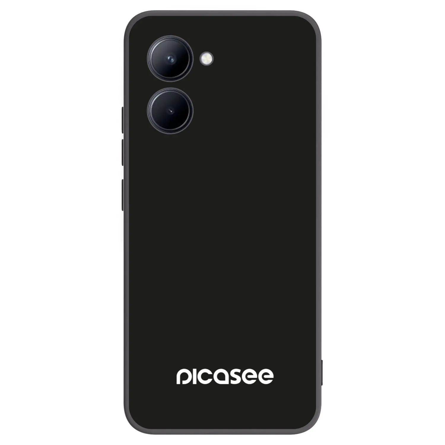 Picasee crna silikonska maskica za Realme C33 (2023) - Picasee