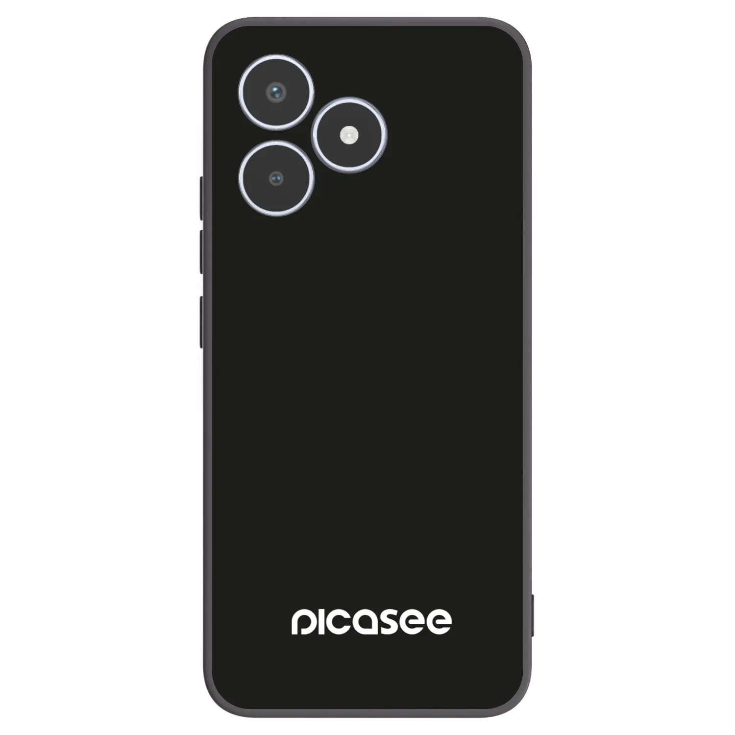 Picasee crna silikonska maskica za Realme C53 - Picasee