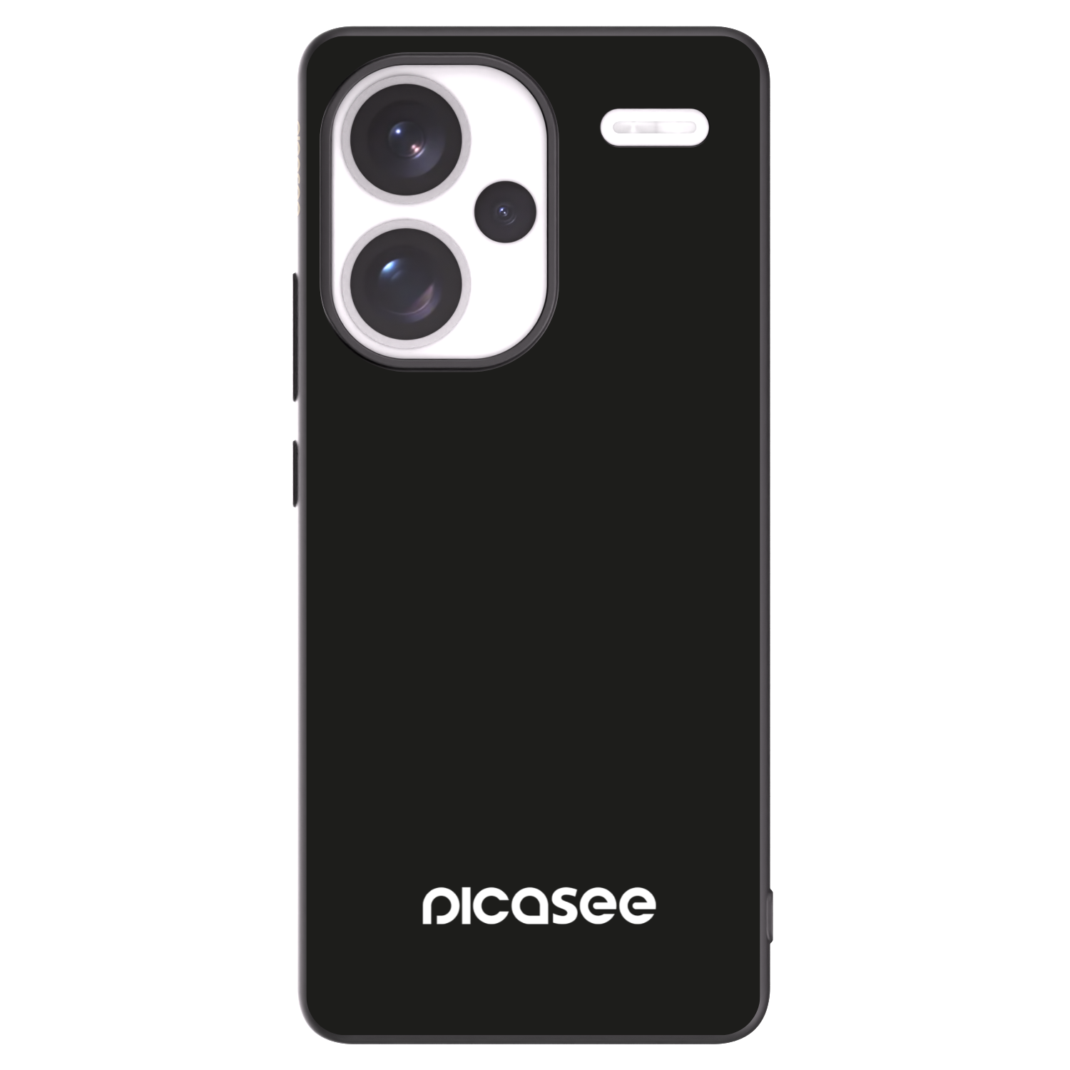 Picasee crna silikonska maskica za Xiaomi Redmi Note 13 Pro+ 5G - Picasee
