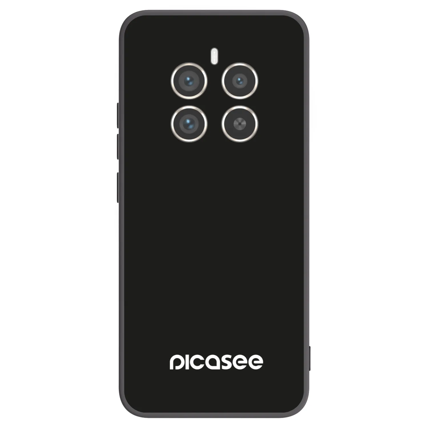 Picasee crna silikonska maskica za Realme 12 Pro 5G - Picasee