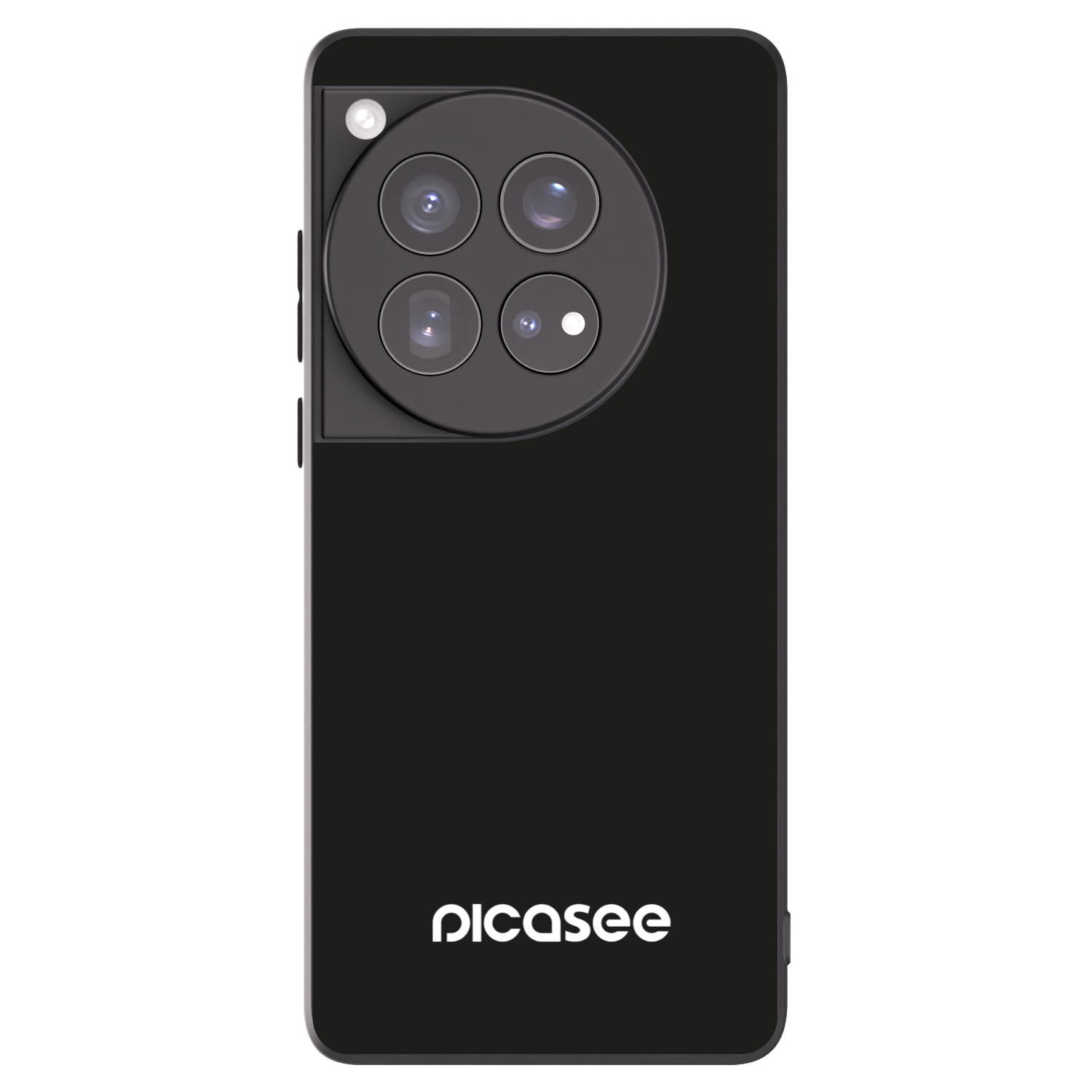 Picasee crna silikonska maskica za OnePlus 12 5G - Picasee