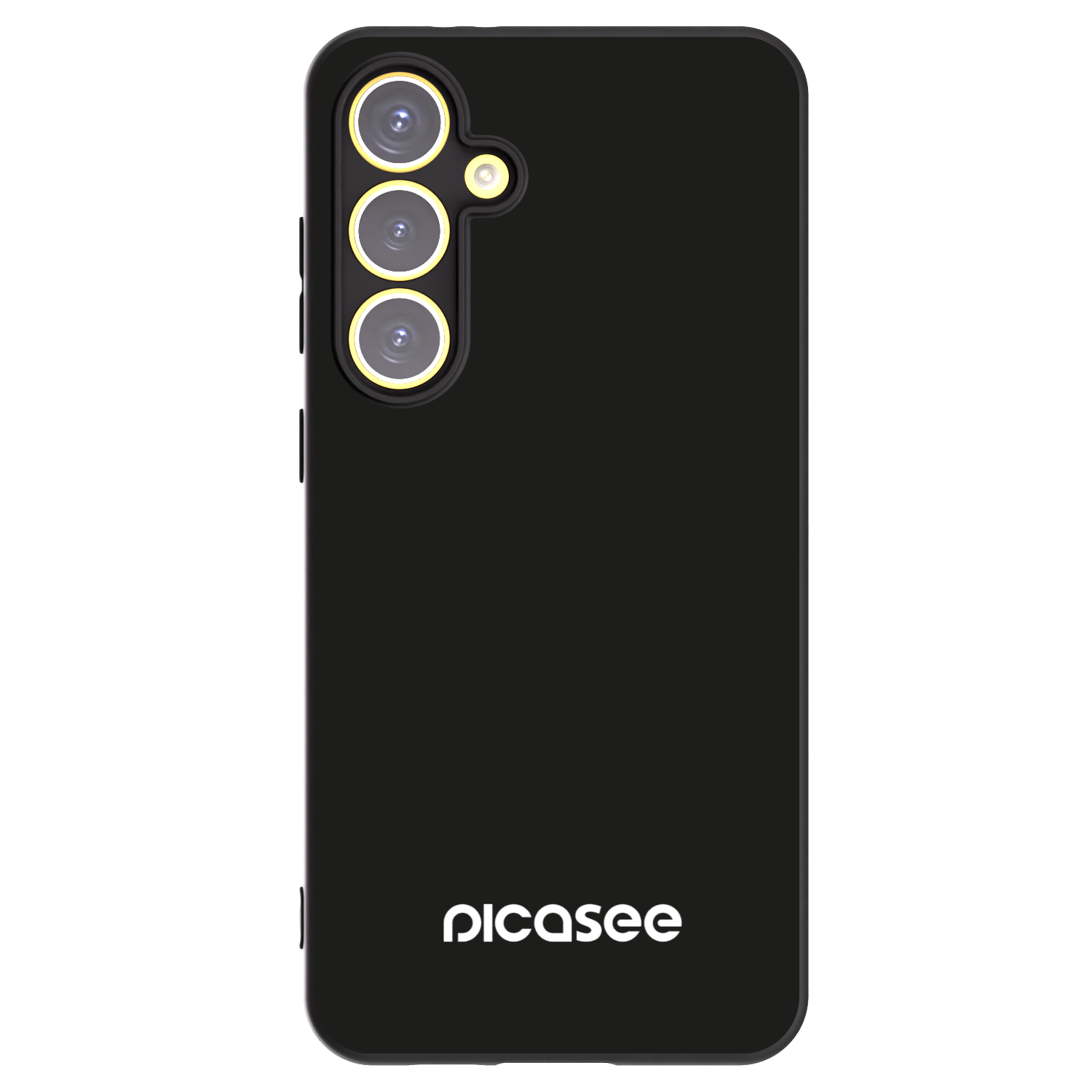 Picasee crna silikonska maskica za Samsung Galaxy S24 FE S721B - Picasee