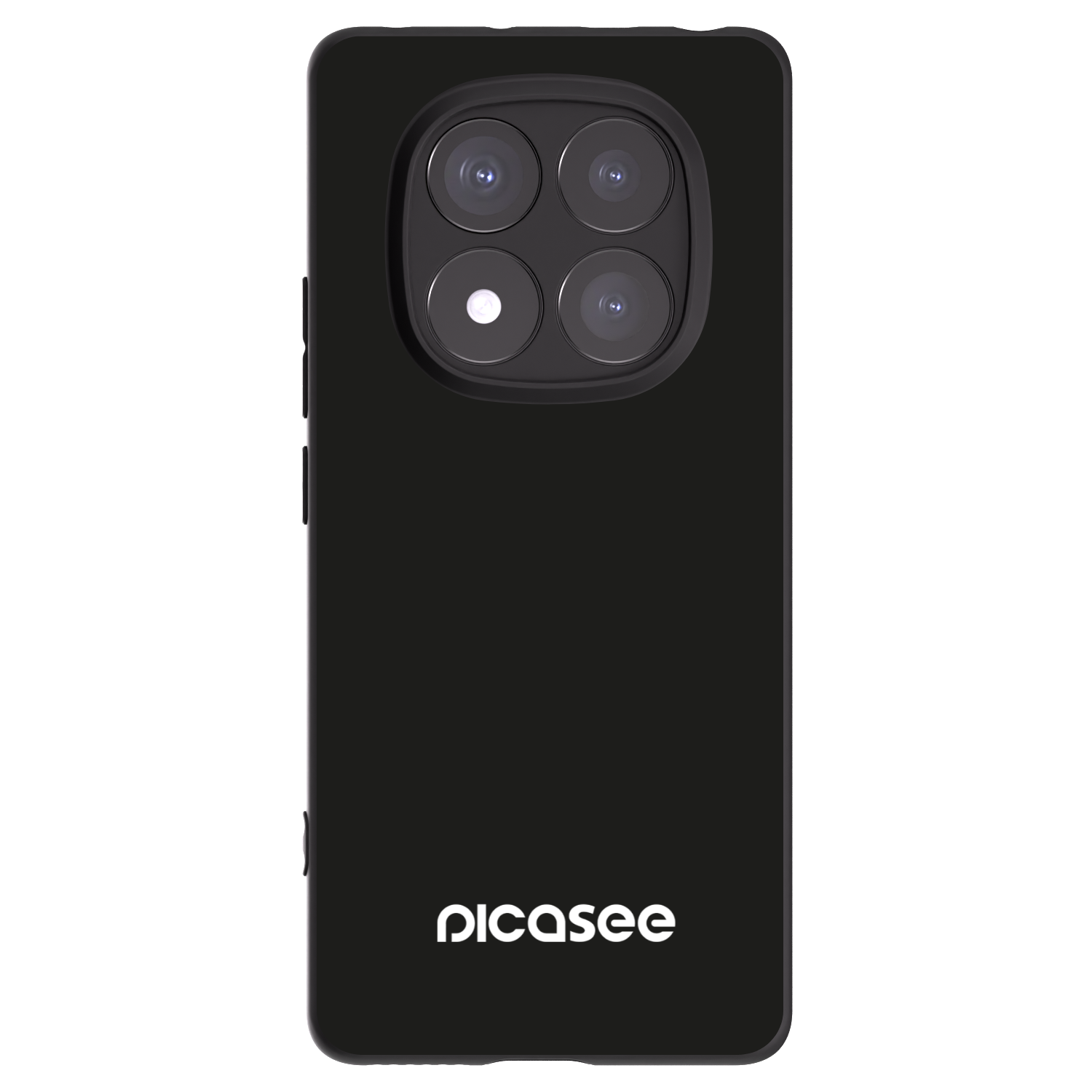 Picasee crna silikonska maskica za Xiaomi Redmi Note 14 Pro+ 5G - Picasee